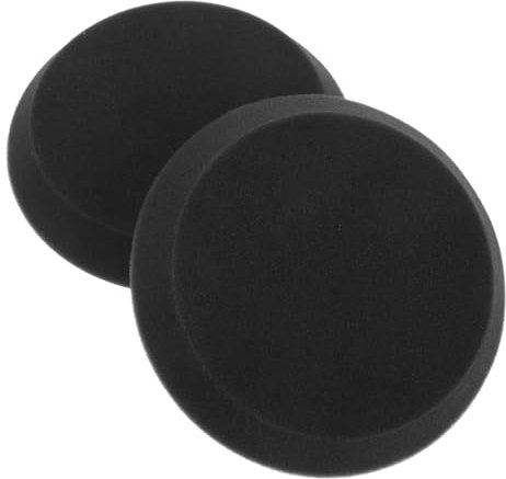 IWOWHERO 2pcs Reusable Car Polishing Pads Waxing Sponge Brush for Smooth Furniture Paint Buffing Pad Natural Sponge Material