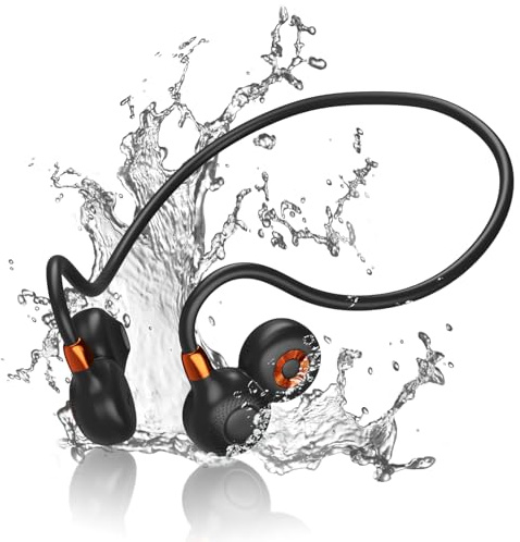 Ortizan Bone Conduction Headphones, Running Headphone Open Ear Headphones Wireless Bluetooth 5.3 19g Lightweight IPX6, Clear Call, Magnetic Fast Charge for Running, Gym Workout, Ski, Cycling