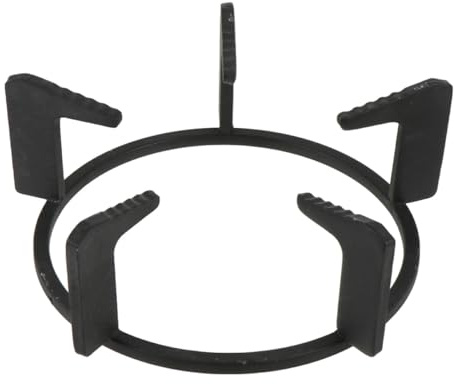 jojofuny Support de Wok en Fonte 5 Branches Antidérapant, Anneau pour Casserole sur Gaz, Accessoire pour Casseroles sur Plaque de Cuisson