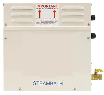 Saunadampfer, Dampfgenerator, Dampfmaschine for Zuhause, Sauna, Bad, Dampfdusche, digitaler Controller, Nebelmaschine für Badezimmer(4.5K22)