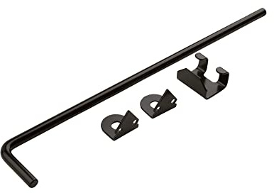 National Hardware N177-188 Stockschraube, Holz, Schwarz, 1/2 x 18