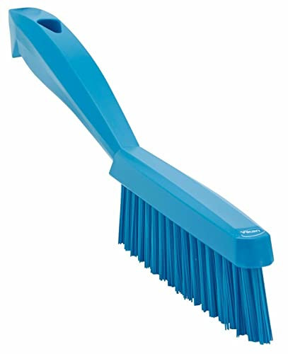 Vikan Professional Slimline Fabric, Upholstery, Carpet Brush Stiff Blue