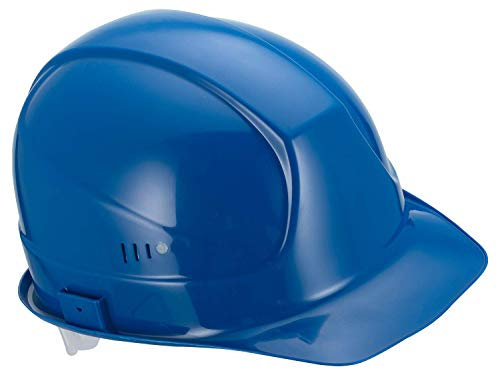 Uvex Superboss Schutzhelm - Belüfteter Arbeitshelm für die Baustelle - Blau Blau