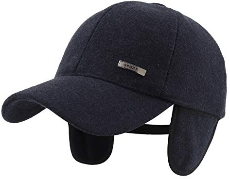 Gisdanchz Baseball Cappellino Baseball cap Black cap Woman Cappello Classico Cappello Visiera Piatta Uomo Nero Donna Invernale Cappellino Snapback Invernale Marina Militare
