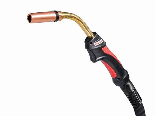 WELDCUT MIG/MAG Schweißbrenner Binzel Typ MB 501 CO2 / MixM21 Schlauchpaket 3m | 4m | 5m | wassergekühlt, Eurostecker, für MIG MAG Schweißgeräte (4m)