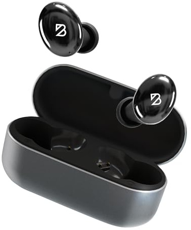 Back Bay Audio Tempo 30 Wireless Earbuds for Small Ears - Award-Winning Sound, Sweatproof Bluetooth Earbuds, Comfortable Ear Buds for Women, Black Earphones Small Ear Canals, Long Battery Headphones