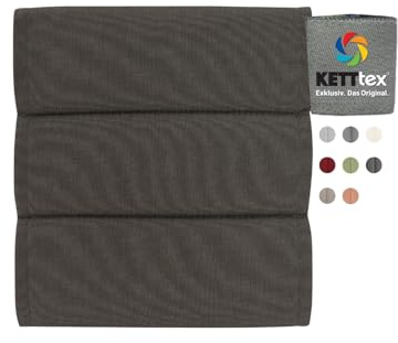 KETTtex Auflage KTH1 Hocker 50x50x3cm, dunkelgrau
