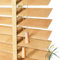KGUDYS Horizontale Holzjalousien, Mini Verdunkelnde Jalousien, Raumabdunkelnde Jalousien, 45-150cm Breite Uv Schutz Fensterbehandlungen, Mit Montagezubehör,WxH-45x130cm/17.7x51in