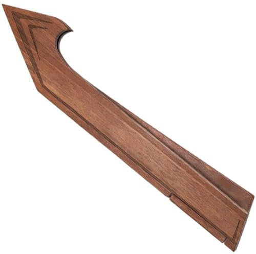 Walnut Knife Edge Guard Wooden Knife Sleeve for Drawer, Portable Blade Sheath Cover Knife Holder for Japanese Sashimi Knife