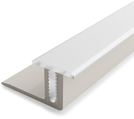 Übergangsprofile T-Profil Lang 135CM*2 Stück Fußbodenleisten Übergang Eloxiert Laminat Übergangsprofil Für Türschwelle Und Verbindungsböden Lücken Von Laminatdielenfliesen(Silver,W:18MM)