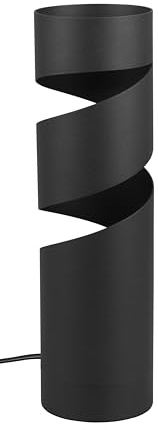 Trio Leuchten Lámpara de Mesa STREAM 564000132, Negro Mate Metal, excl. 1x GU10