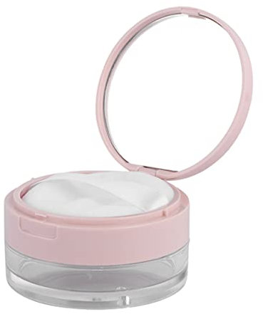 MOTHNUR Schminkpuderhalter Leeres Puderetui Kosmetikpuderetui Runde Container Mit Puderquaste Für Make-up Anwendung Im Alltag Und Reisen