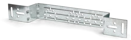 Sanpro 3 x Montageplatte abgewinkelt für Wandscheiben, Größe 73-153 mm (montageplatte abgewinkelt wandscheibe wandwinkel STECKFIT THPRESS Montageplatte) (Pack à 3 Stück)