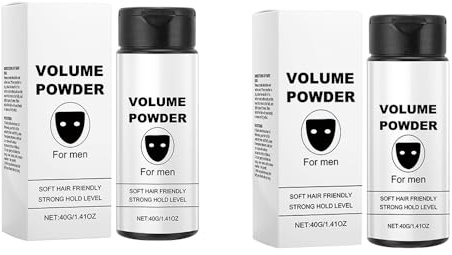Texturizantes Pelo Hombre, 2x De Polvo De Textura, Polvos De Volumen De Cabello De Control De Aceite, Polvos Texturizantes De Peinado De Larga Duración Para Eventos De Pointments Y Peinados Diarios