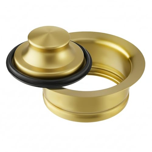 Kitchen Sink Garbage Disposal Flange and Sink Stopper | Universal Flange fit 3-1/2 Inch Standard Drain Hole, Replacement Accessories for Kitchen Sink