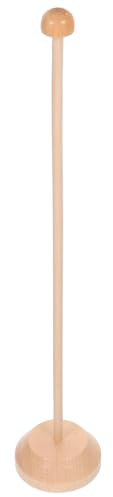 TOGEVAL Holz Fahnenmast Tischständer 305cm Kleiner Indoor Flaggenmast für Schreibtisch Büro Besprechungsraum Kompakt Natürlich Vielseitig