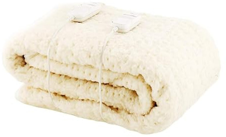 Monogram by Beurer Komfort Heated Mattress Cover - Dual Control | Fully fitted with deep elasticated skirt | Machine washable | 6 temperature settings | Extra soft and breathable | King size 200x150cm