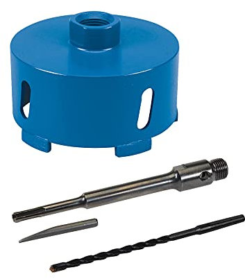 SDS Diamond Core Drill 107mm Diameter X 47mm with Arbor/Pilot Bit Hole Saw New
