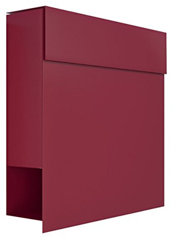 Portfölj med tidningsfack, design väggportfölj manhattan röd – Bravios