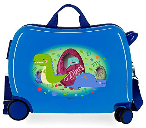 Movom Happy Time Kinder-Koffer Mehrfarbig 50x38x20 cms Hartschalen ABS Kombinationsschloss 34L 2,1Kgs 4 Räder Handgepäck