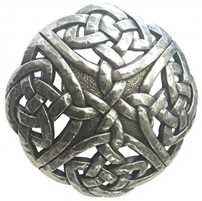 BELTINGER Gürtelschnalle Keltischer Knoten 4,0 cm | Buckle Wechselschließe Gürtelschließe 40mm Massiv | LARP- und Mittelalter-Outfit