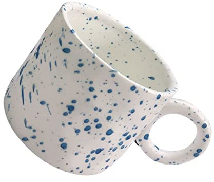 Alipis Kreativer Keramiktasse Mit Handgriff Eleganter Becher Für Wasser Milch Tee Und Kaffee Für Zuhause Und Büro Leicht Und Pflegeleicht Modernes Design