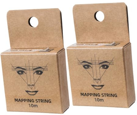 Healeved Microblading Augenbrauen Mapping Lineal 2 Stück Flexibles Maßwerkzeug Für Präzise Symmetrie Langlebiges Material Kosmetik Tool Für Damen Und Mädchen