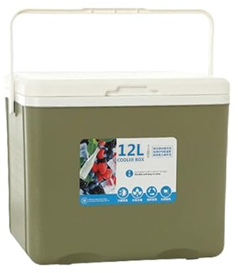 Insulated Food Box - 12l Hot Cold Car Cooler Box | Hot Box/Cold Freezer Box | Camping Picnic Insulated Food Container | Ice Retention Food Container for Picnic Fishing for Fruit Breast Milk Juice Be