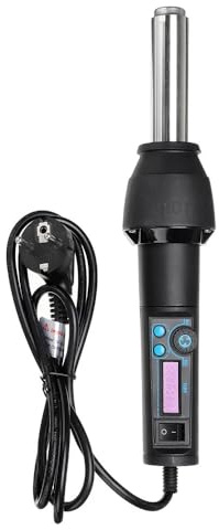 MASUNN Soldadores eléctricos ajustables electrónicas de calor, pistola de aire caliente, estación de soldadura desoldadora, soplador de aire caliente de 650 W