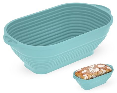 Bread Proofing Basket, Silicone Sourdough Proving Basket Sourdough Starter Kit Bread Baking Accessories for Professional and Home Bakers