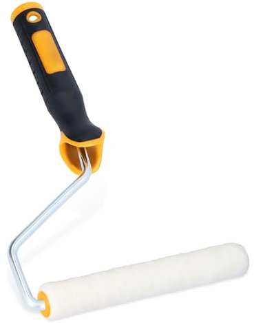 10x Rodillo Pintura 15 cm Soporte Mango Ergonómico Superficies Paredes Fachadas Kit Ideal Para Trabajos De Renovación Decoración Robusto Durabilidad