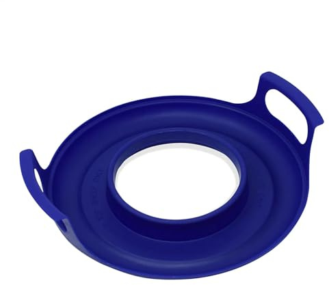 YNPQTDS Vassoio con manico per microonde, supporto per ciotola calda, vassoio per microonde resistente al calore, per raffreddare piatti e spillover, supporto per piatti per forno a microonde, vassoio