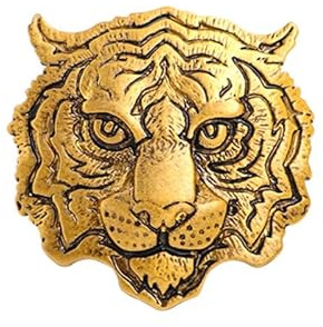 OATIPHO Tiger Brosche Herren Kragen Anstecknadel Revers Abzeichen Aus Zinklegierung 3.5X3X1 Cm Stilvolles Tiger Accessoire Für Anzug Mantel Geschenk Zum Vatertag Hochzeit Bankett