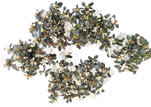 Azalea Blanca |Pack 6 Unidades |DECOALIVE | Azaleas con Flores Blancas