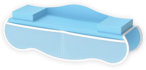 Gatphy Vasca da bagno Splash Guards con custodia in rete, in silicone, con 8 ventose, pieghevole, per vasca da bagno, giocattoli, organizzatore per vasca da bagno laterale