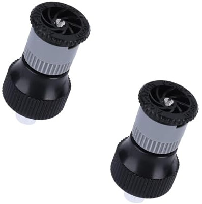 2 irrigatori da giardino, girevoli a 360°, ugelli spruzzatori interrati DN15 con filettatura femmina regolabile, per irrigazione di prato, giardino, cortile