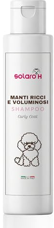 Solaro H | Shampoo für lockige und voluminöse Hunde spendet Feuchtigkeit und Volumen | Made in Italy