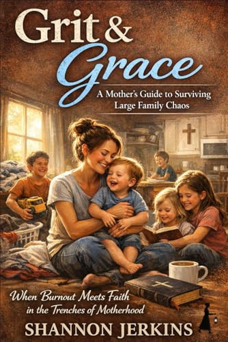 Grit & Grace: A Mother's Guide to Surviving Large Family Chaos: When Burnout Meets Faith in the Trenches of Motherhood