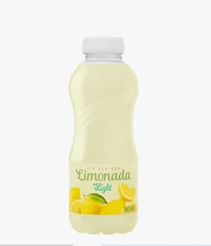 Limonada Light, Bevanda Rinfrescante al Succo di Limone 15%, con Zucchero e Dolcificante, 330 ml, confezione da 4