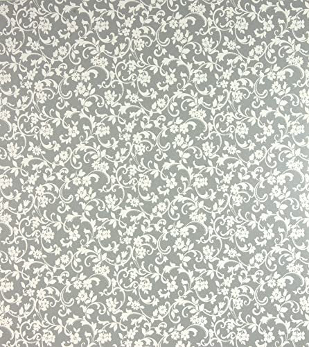 Fablon Adhesive Film Cirrus Klebefolie, Vinyl, grau, 45 cm x 2 m