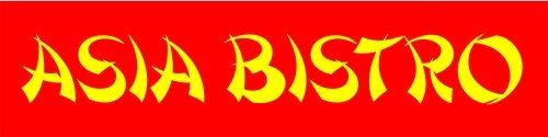 KIWISTAR - Werbeplane - Asia Bistro - 300cmx100cm - Plane Banner Gerüstplane