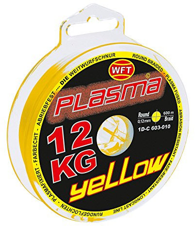 WFT KG Plasma Round 600m geflochtene Schnur 0,08mm-0,26mm
