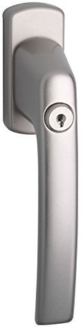 MACO Fenstergriff Harmony, Sperrzylinder, Vierkantstift 7 x 35 mm, titan eloxiert, 1 Stück,21329