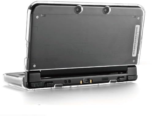 TNP Schutzhülle für Nintendo 3DS 2015, Aluminium Gehäuse Hartschalen Harte Hülle für Nintendo Switch Spiele Konsole, Scharnierloses Hartschalenetui Case Cover mit ultraschlankem Design, Transparente