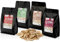 BBQ-Toro Smoker Chips Set | Trucioli per affumicatura da 400 gr di 4 Tipi | Trucioli per Barbecue al 100% in Legno | Trucioli per Smoker, BBQ