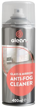 GLEAN Glass & Mirror Anti-Fog Cleaner | Prevents The Fogging Of Bathroom Mirrors, Windows, Shower Screens | 400ml