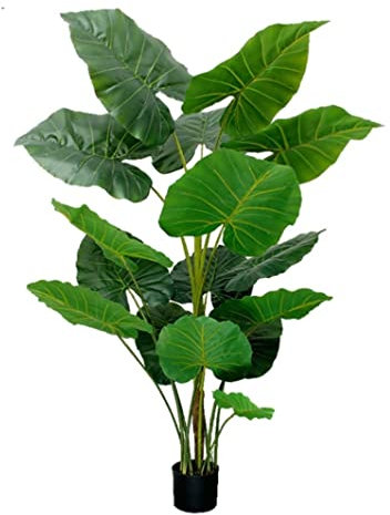 Künstliche Pflanzen Künstliche Baum-Topfpflanzen Große Gefälschte Baum-Plastikblatt-Pflanzen Für Hauptbüro-Schreibtisch-Raum-Grün-Dekoration Fake Pflanzen Dekor (Size : 160cm)