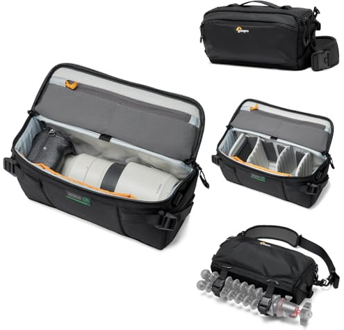 Lowepro ProTactic Lite SLX 120 AW III, Fotocamera Professionale, Copertura Antipioggia, Zaino a Tracolla o a Spalla per Fotografi e Videografi, Capacità 5L, per DSLR/Mirrorless