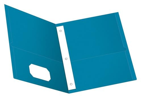 Oxford 57702 Portfolios mit zwei Fächern Letter hellblau