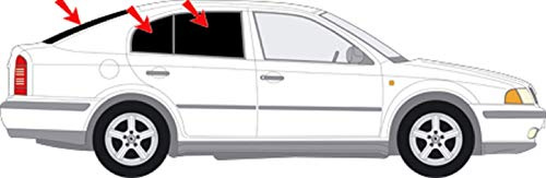 Solarplexius Auto-Sonnenschutz Scheiben-Tönung passgenau für Skoda Octavia I Limo. Bj. 1996-04 Keine Folie Komplettsatz